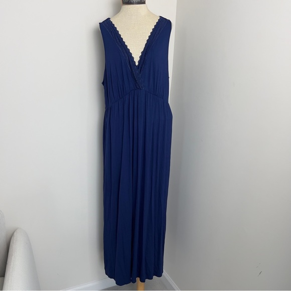 Charter Club Other - Charter Club Intimates Blue Long Sleepwear Gown size XL (434)